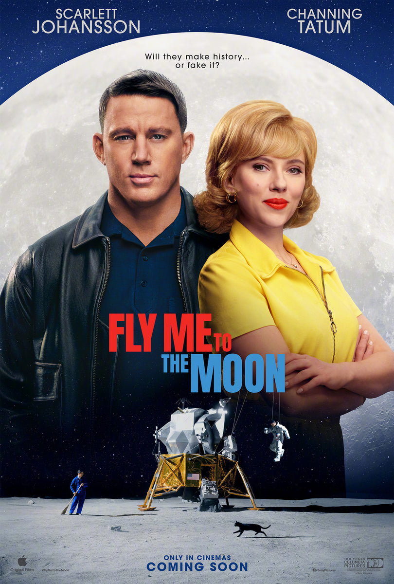 Poster Pelicula Fly Me to the Moon (2024) Movie Poster Mexico