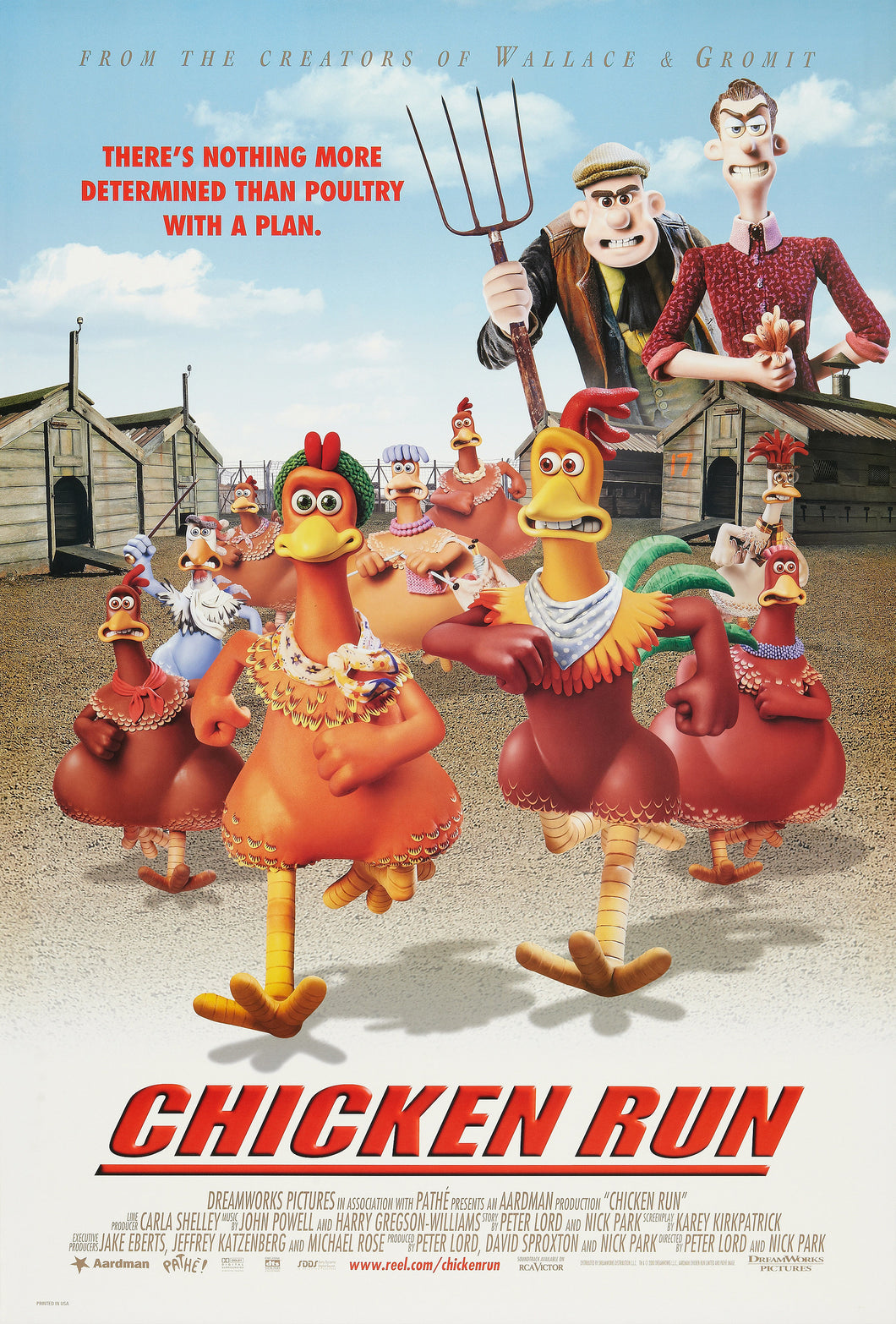 Poster Pelicula Chicken Run (2000)