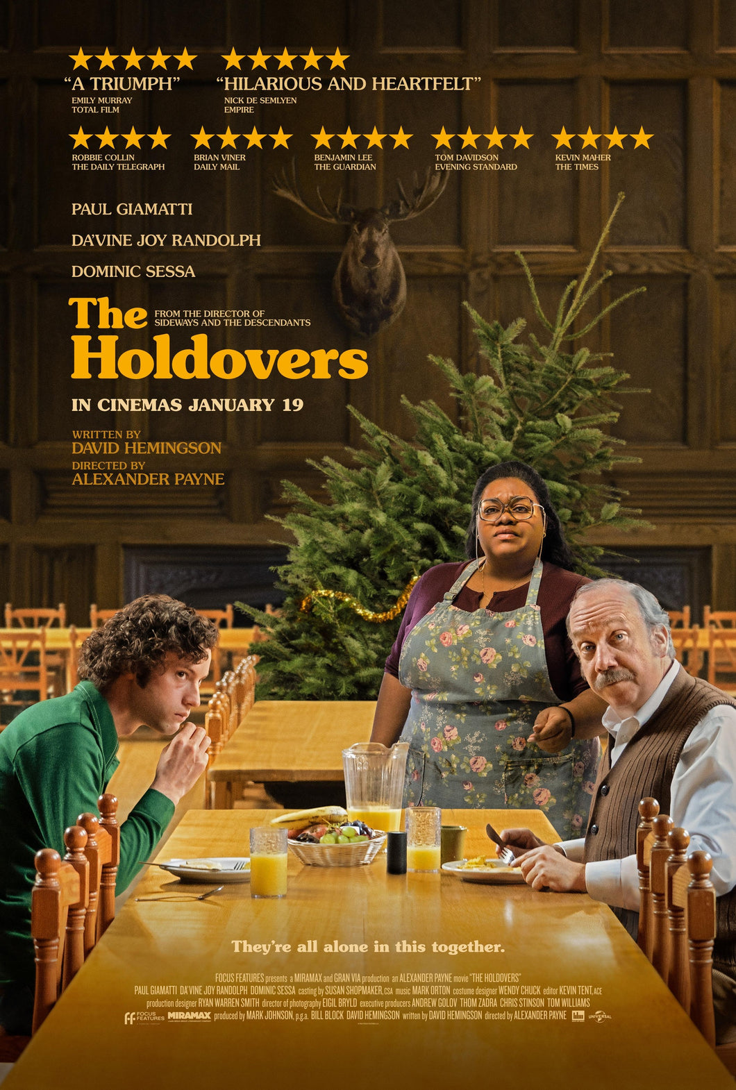 Poster Pelicula The Holdovers (2023)