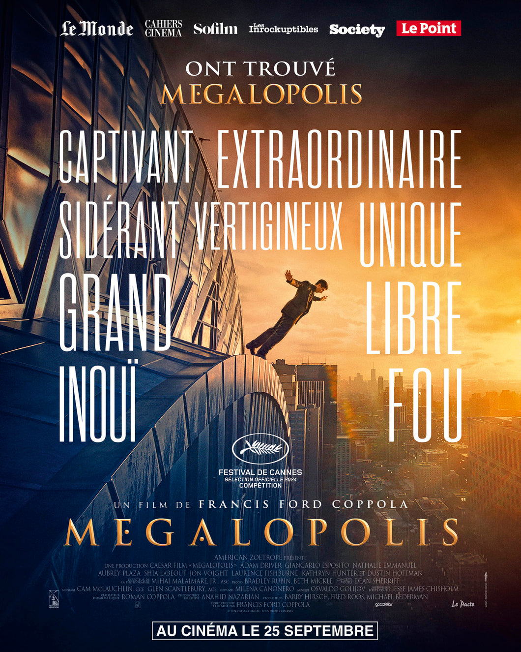 Poster Pelicula Megalopolis (2024)