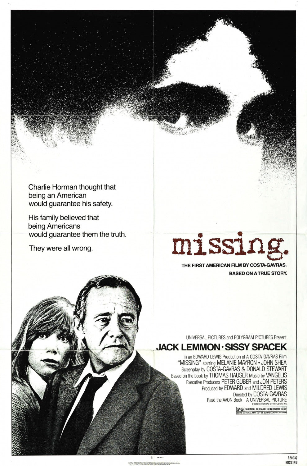 Poster Pelicula Missing (1982)