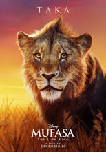 Cargar imagen en el visor de la galería, Poster Pelicula Mufasa: The Lion King (2024)