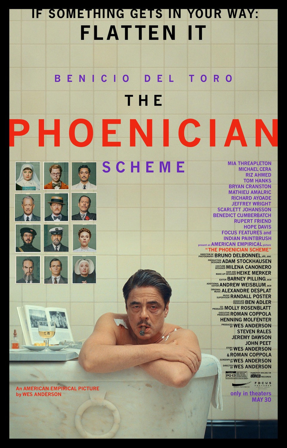 Poster Pelicula The Phoenician Scheme (2025)