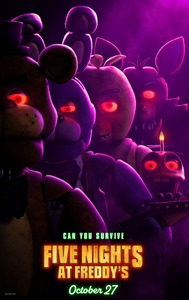 Poster Pelicula Five Nights At Freddy´s