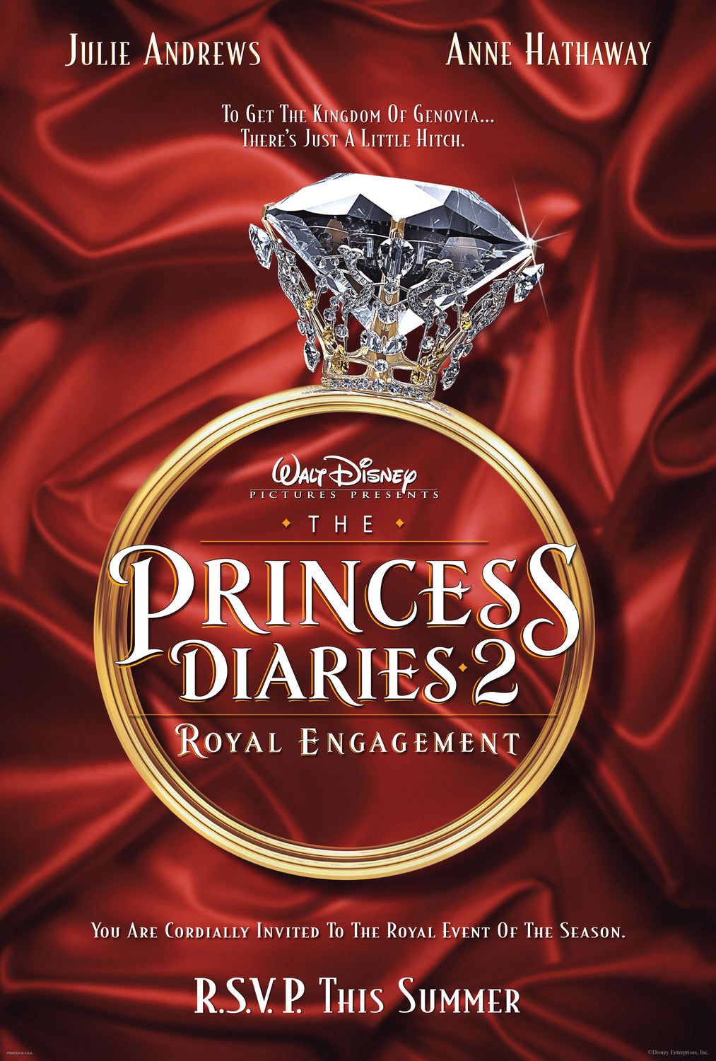 Poster Pelicula The Princess Diaries 2: Royal Engagement (2004)