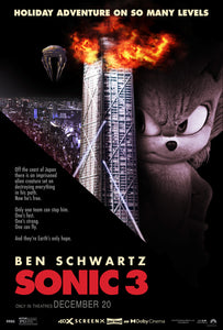 Poster Pelicula Sonic the Hedgehog 3 (2024)