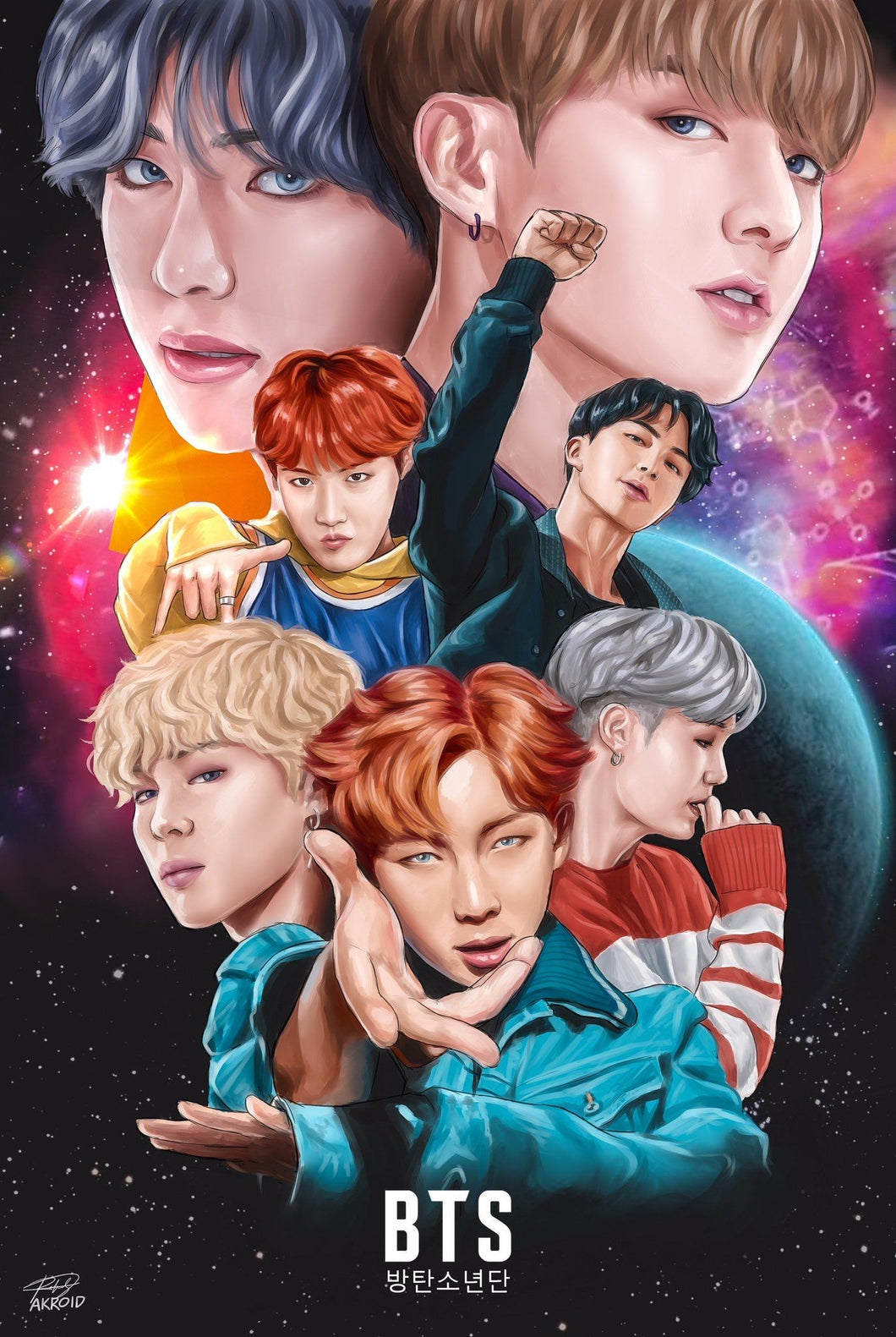 Poster Banda BTS