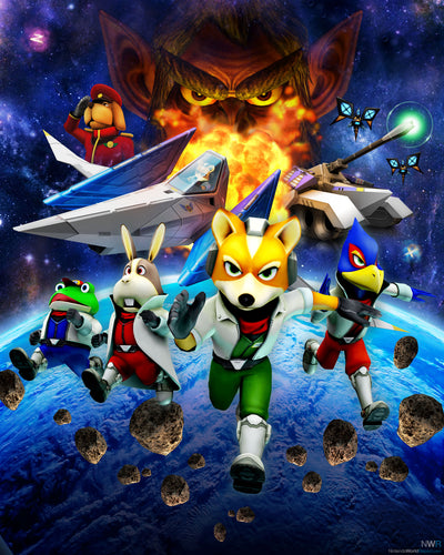 Poster Juego Star Fox 6