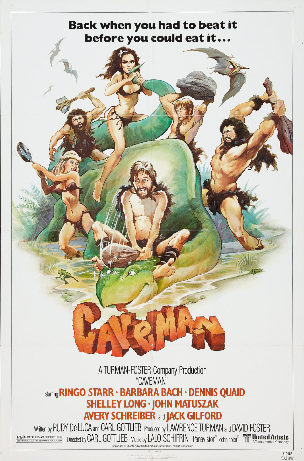 Poster Película Caveman