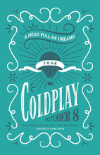Cargar imagen en el visor de la galería, Poster Banda Coldplay
