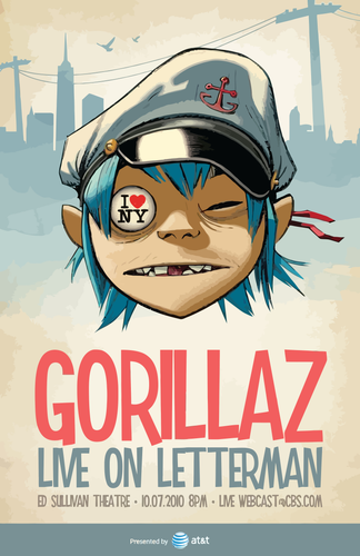 Poster Banda Gorillaz 3
