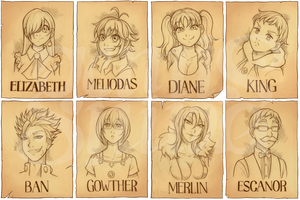 Poster Anime Seven Deadly Sins
