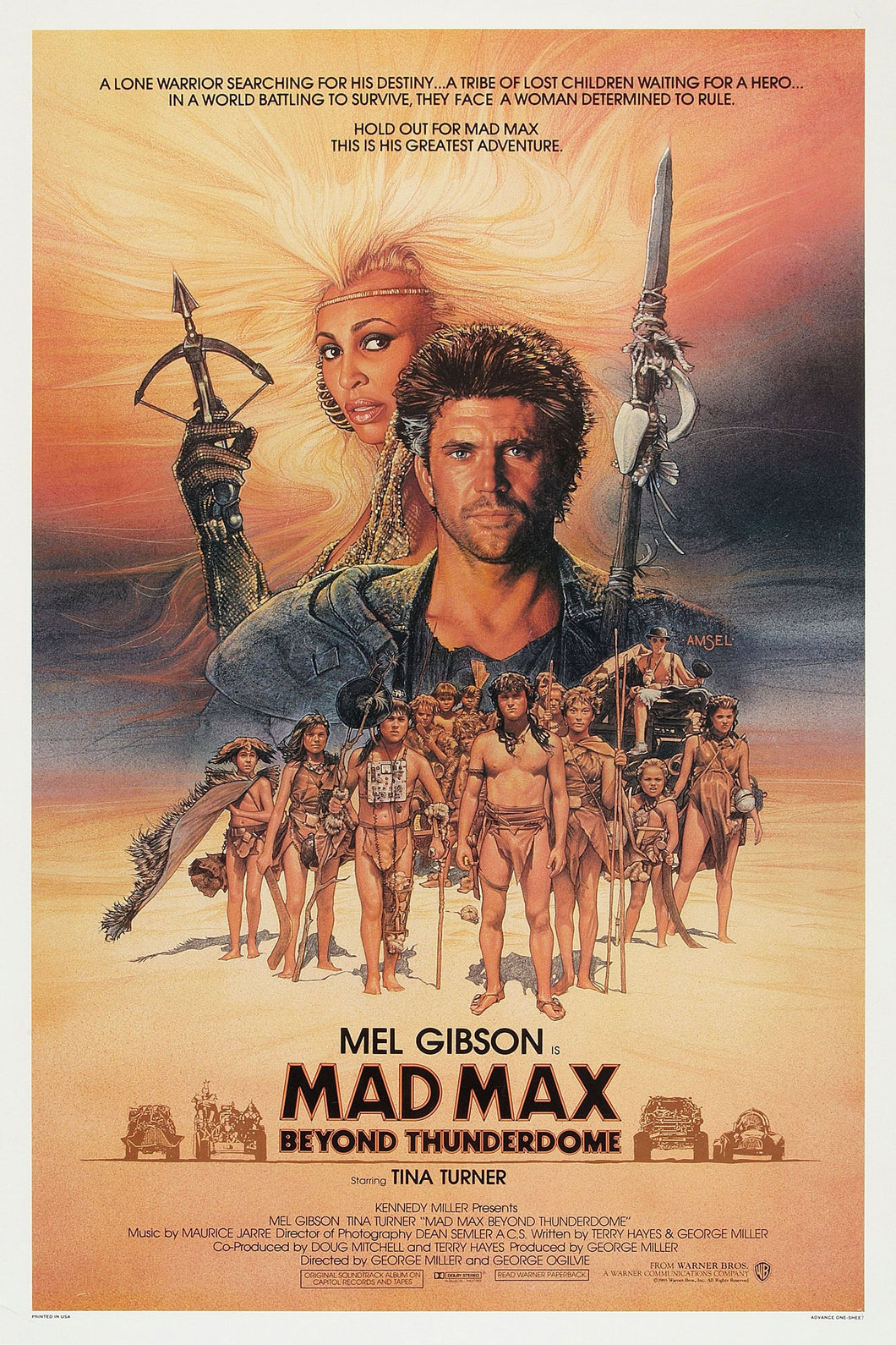 Poster Pelicula Mad Max Beyond Thunderdome
