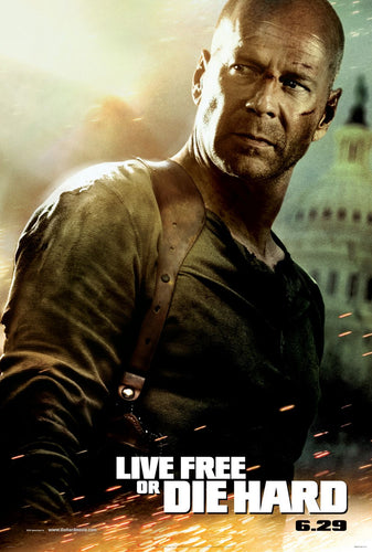 Poster Película Live Free or Die Hard