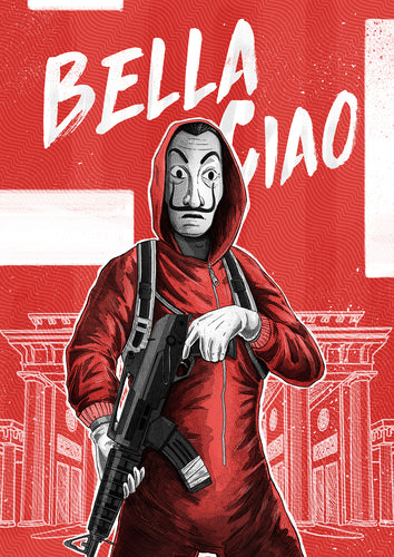 Poster Serie La Casa de Papel 3