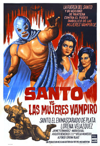 Poster Pelicula Santo vs las mujeres vampiro