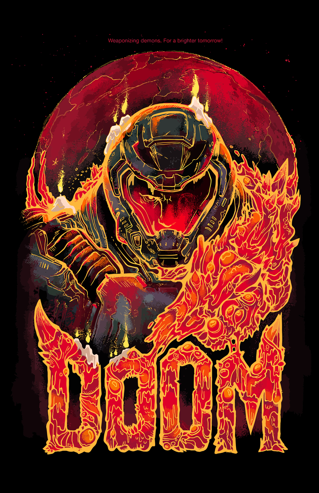 Poster Juego Doom 4