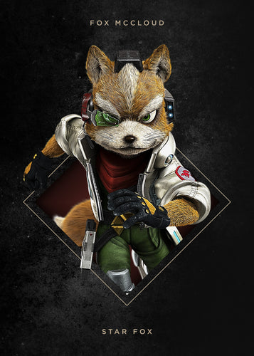 Poster Juego Star Fox 4