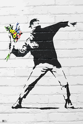 Poster Mural Bansky 10