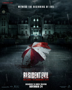 Poster Película Resident Evil: Welcome to Raccoon City (2021)