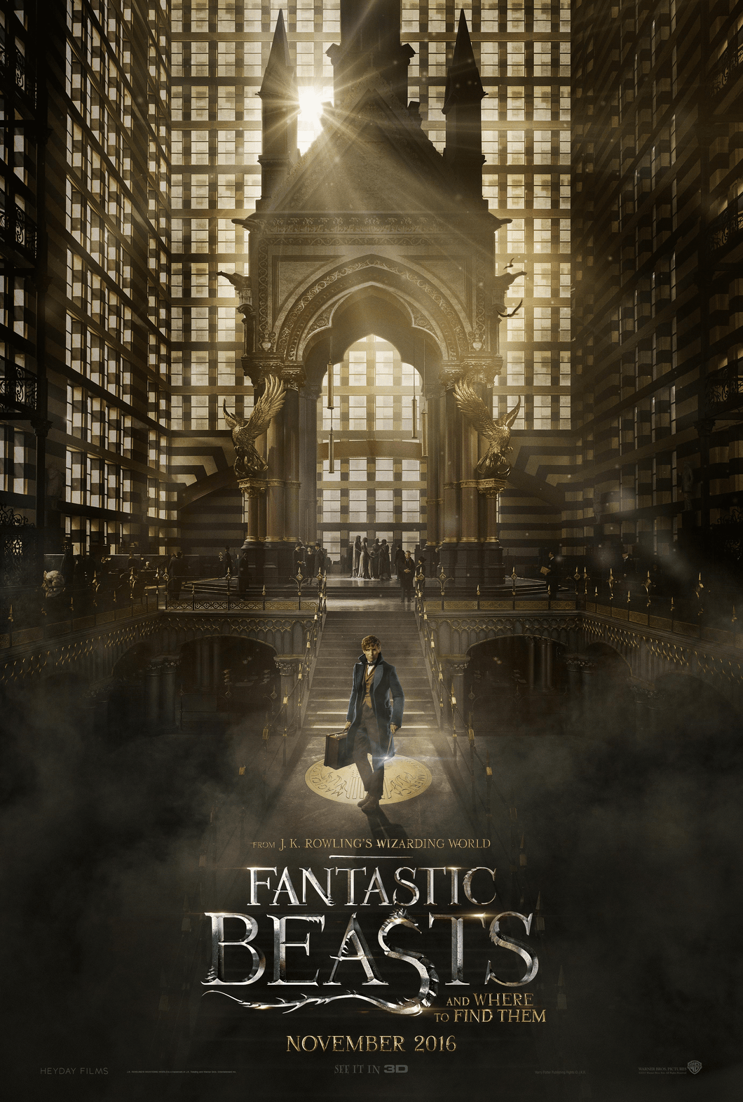 Poster Pelicula Fantastic Beasts and Where to Find Them