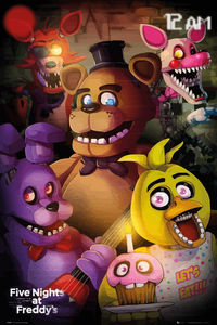 Poster Videojuego Five Nights At Freddy´s