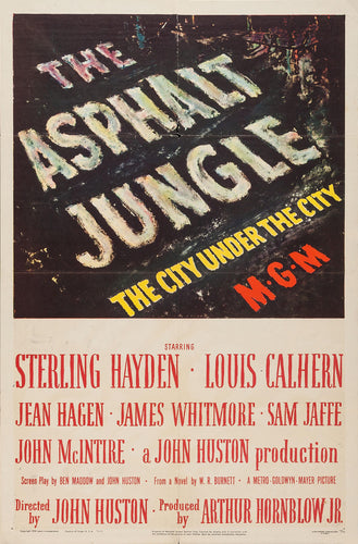 Poster Película The Asphalt Jungle