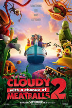 Cargar imagen en el visor de la galería, Poster Película Cloudy With a Chance of Meatballs 2