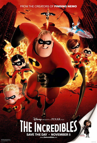 Poster Pelicula The Incredibles