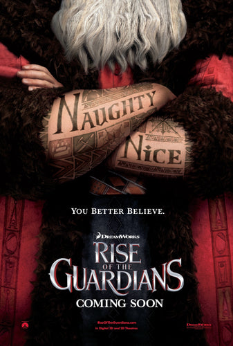 Poster Película Rise of the Guardians