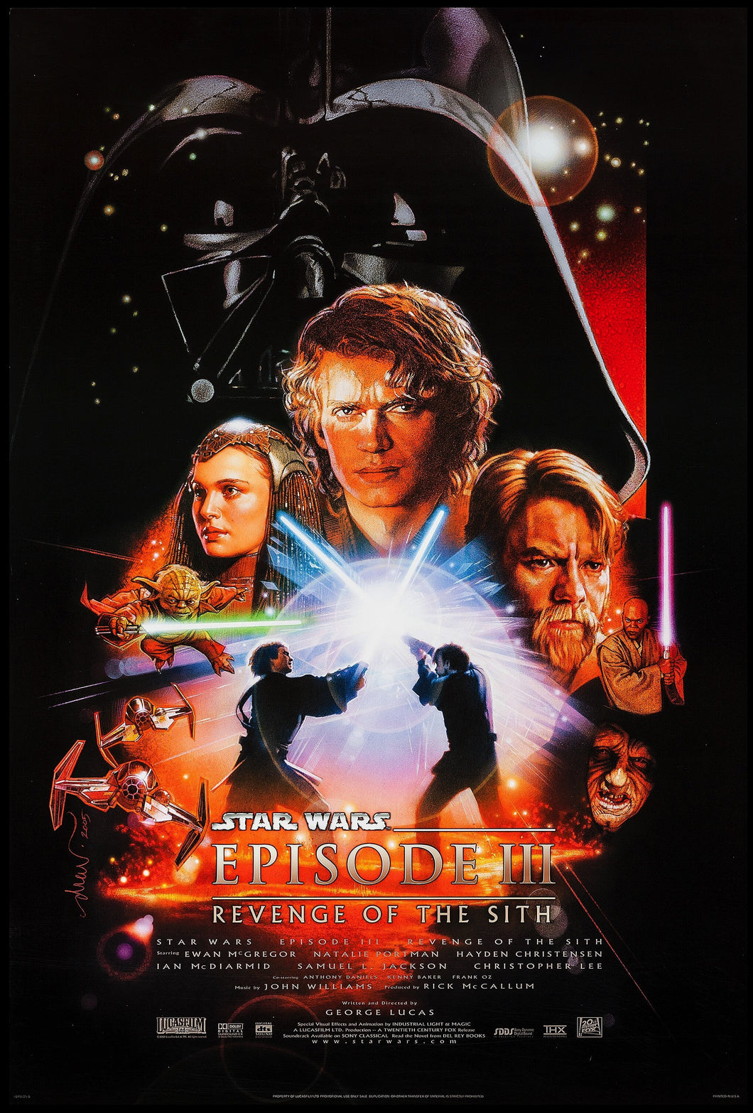 Poster Pelicula Star Wars Episode III: Revenge of the Sith