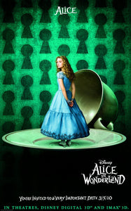 Poster Película Alice in Wonderland (2010)