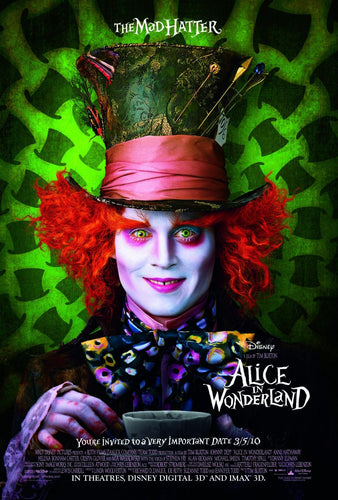 Poster Película Alice in Wonderland (2010)