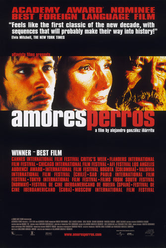 Poster Pelicula Amores Perros