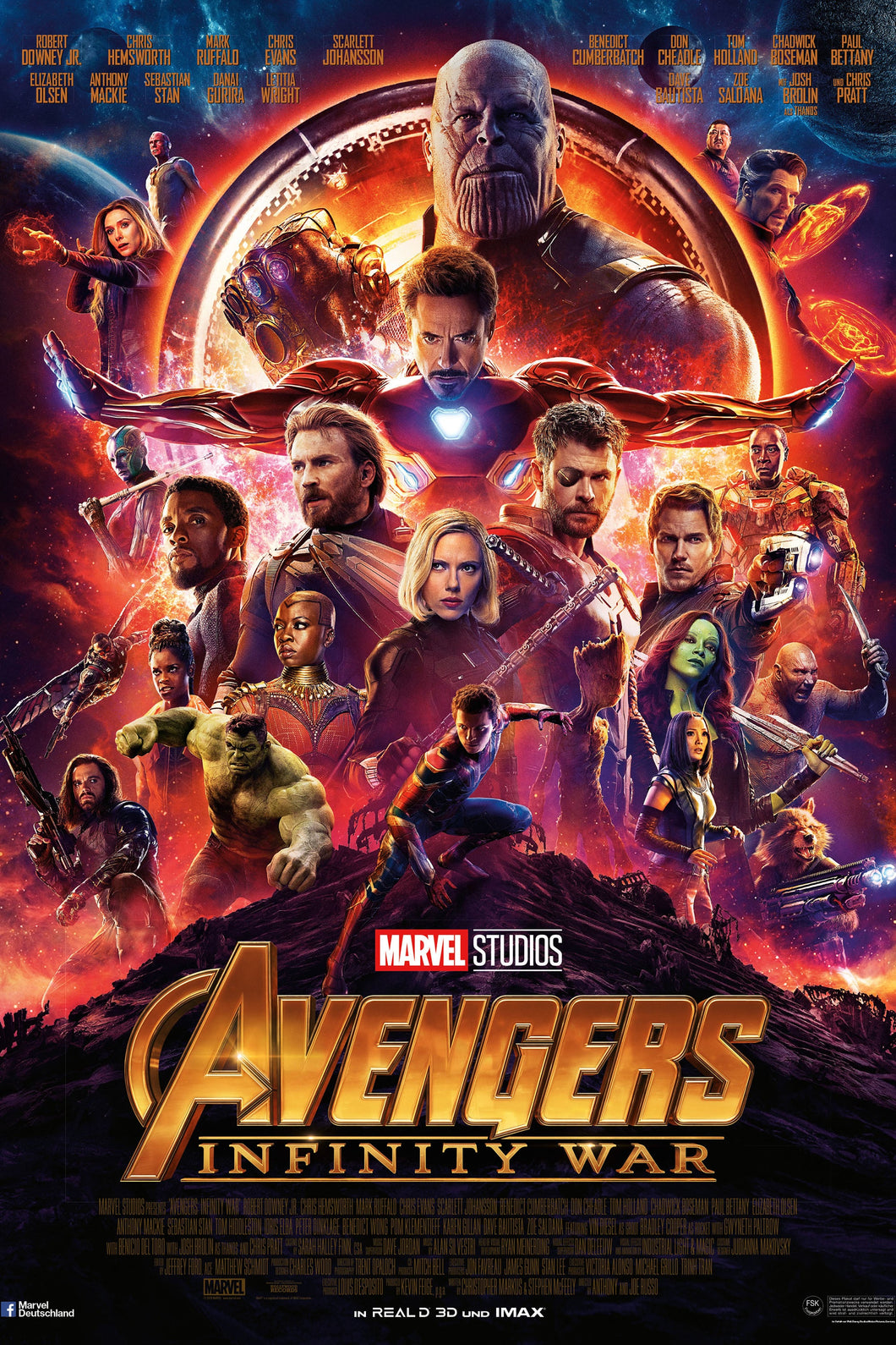 Poster Pelicula Avengers: Infinity War