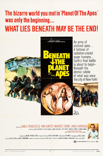 Poster Pelicula Beneath the Planet of the Apes