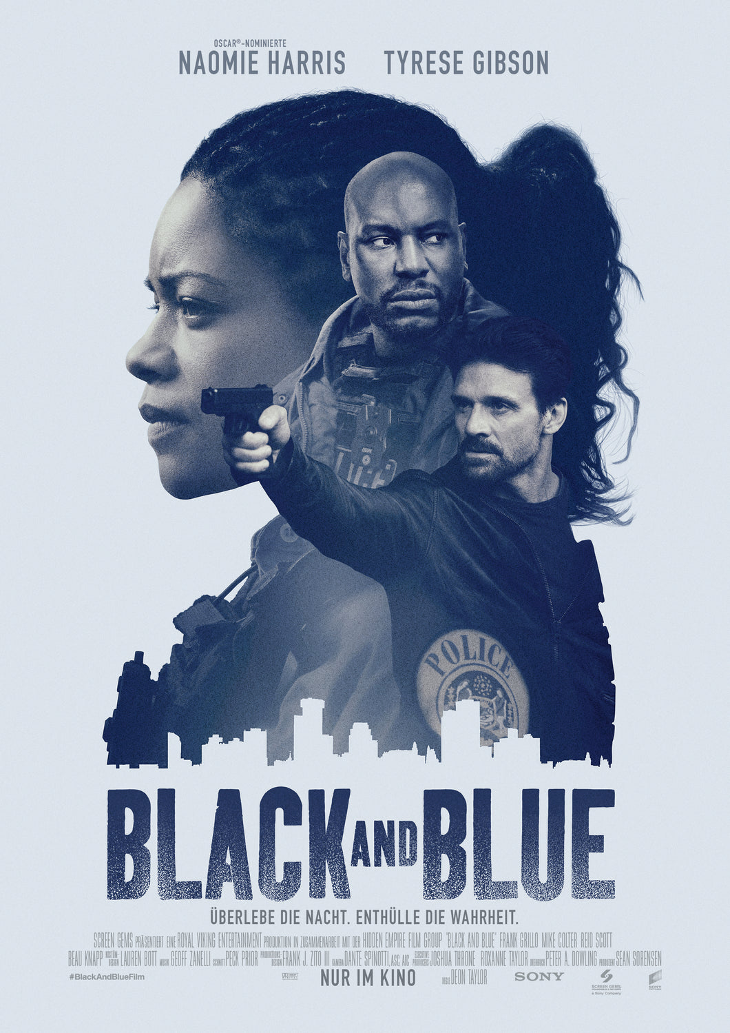 Poster Pelicula Black and Blue 2