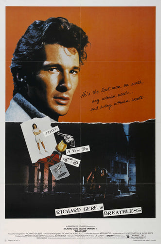 Poster Pelicula Breathless 1983