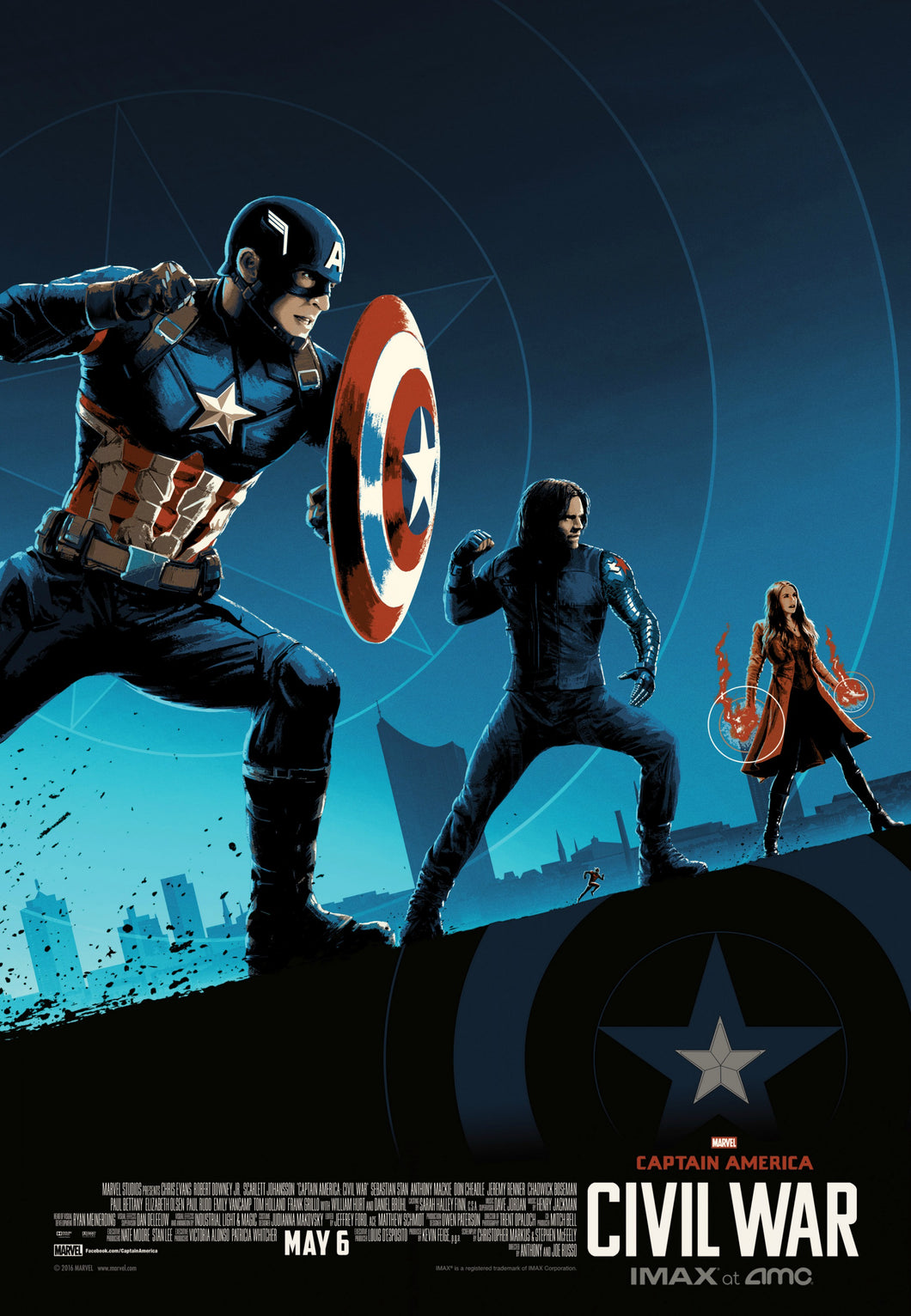 Poster Pelicula Captain America: Civil War 16