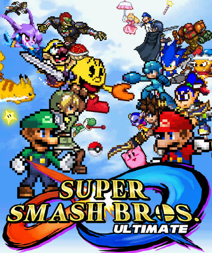 Poster Juego Super Smash Bros 4