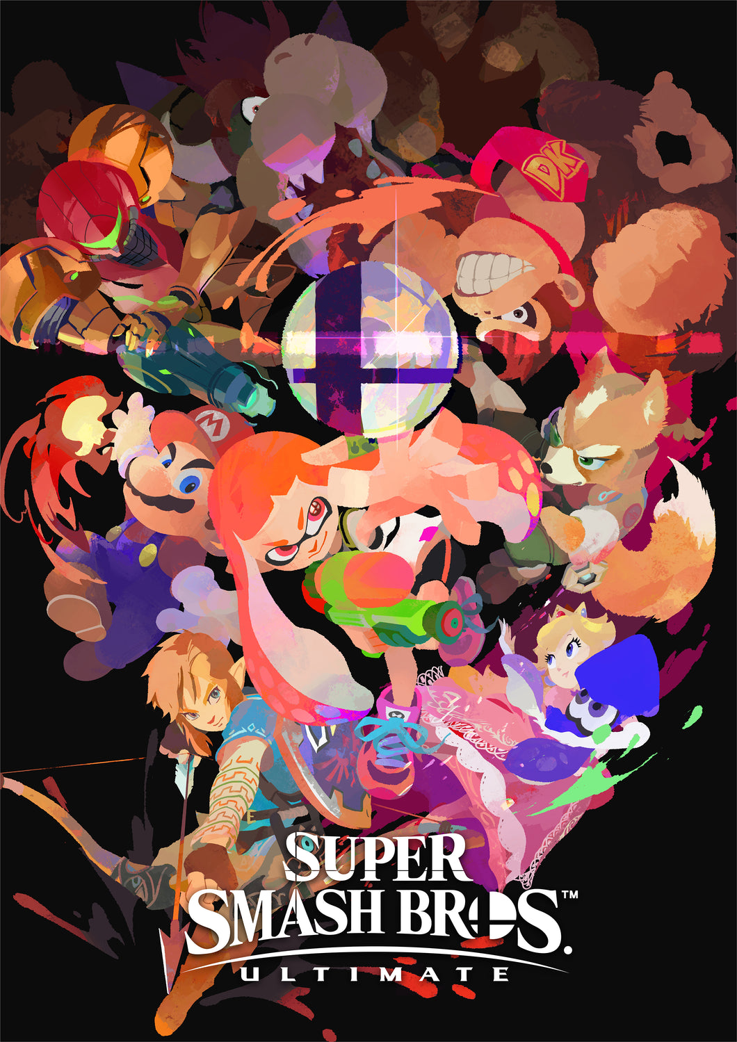 Poster Juego Super Smash Bros 6