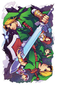 Poster Videojuego The Legend of Zelda: Ocarina of Time