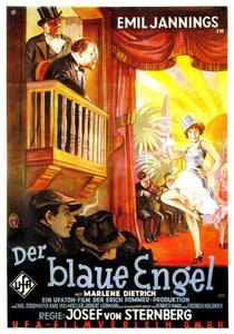 Poster Película Der Blaue Engel
