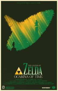 Poster Videojuego The Legend of Zelda: Ocarina of Time