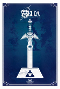 Poster Videojuego The Legend of Zelda: Ocarina of Time