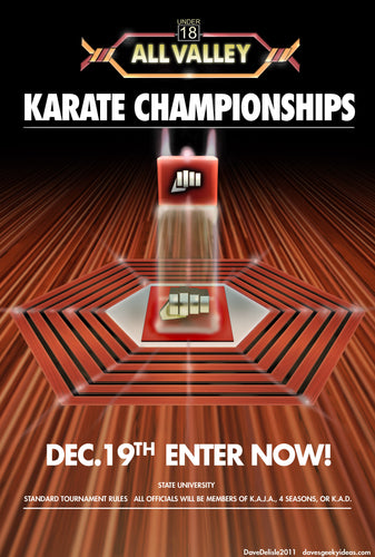 Poster Torneo de Karate All Valley 1984