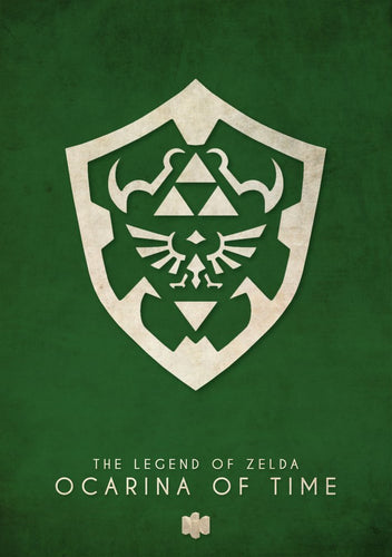 Poster Videojuego The Legend of Zelda: Ocarina of Time