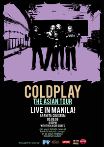 Poster Banda Coldplay