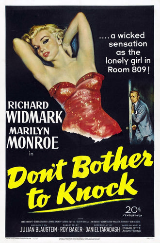 Poster Película Don't Bother to Knock