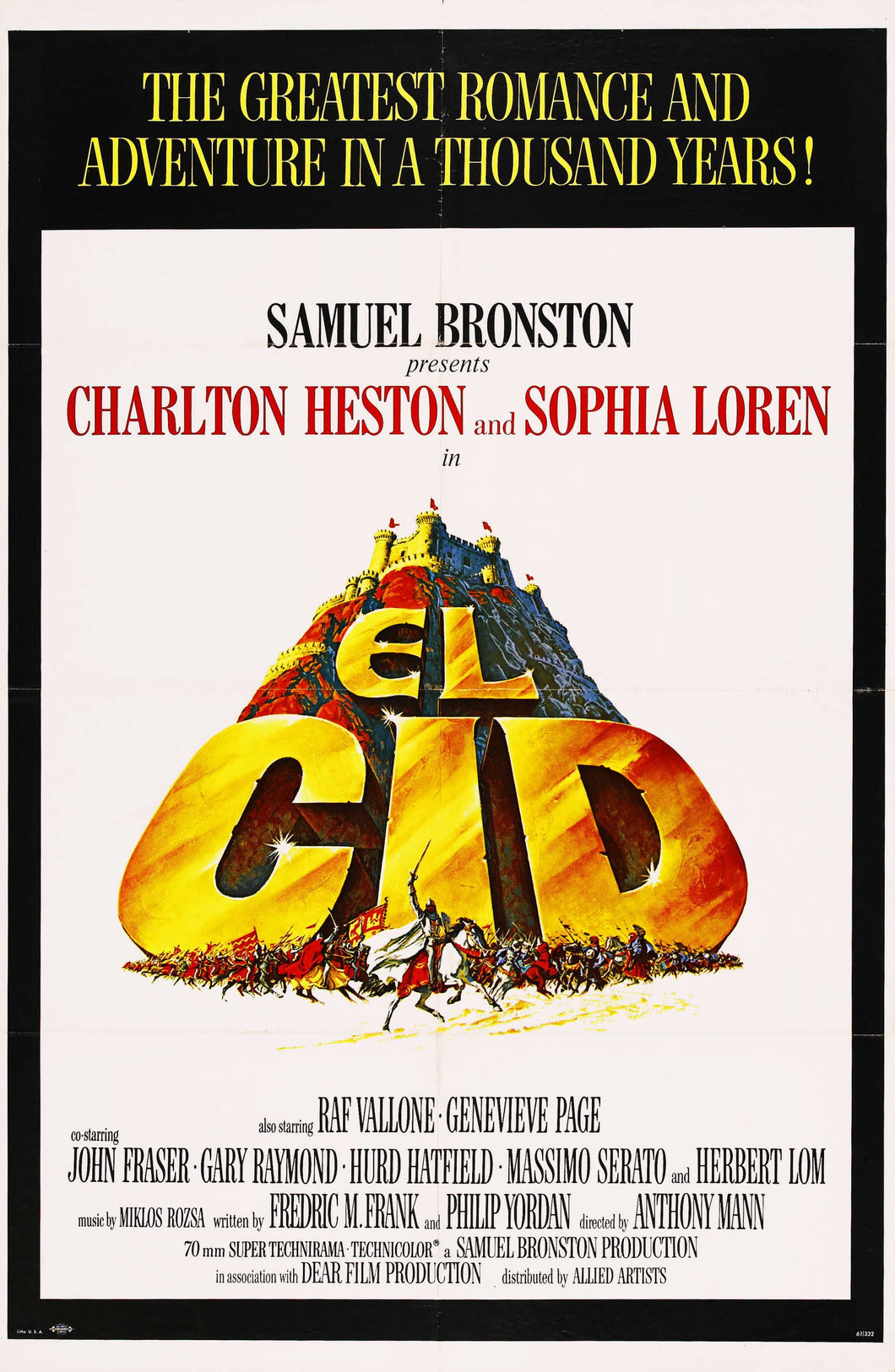 Poster Pelicula El Cid